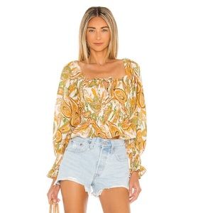 Faithfull the Brand Gillian top size 6 NWT